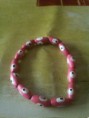 Pulsera tonos rosados